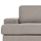 Beliani Sofa 3 Seater ALLA Fabric Taupe 6