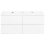 Beliani Wall Mounted Double Basin Vanity Unit CARDIEL White 5
