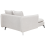 Beliani Chaise Longue CHARMES Fabric Light Beige 6
