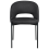 Beliani Set of 2 Dining Chairs PENNY Fabric Black 5
