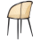 Beliani Set of 2 Dining Chairs CORNELL Metal Black 4