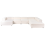 Beliani Modular Corner Sofa 5 Seater ARDAL Boucle Off-White Left Hand 5