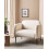 Beliani Armchair STOUBY Linen Light Beige 2