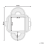 Beliani Wall Mirror ALCORN 70 cm 90 cm Rattan Natural 3