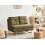 Beliani Sofa Bed 2 Seater JERSLEV Fabric Green 2
