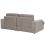 Beliani Sofa 3 Seater ALLA Fabric Taupe 5