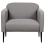 Beliani Armchair STOUBY Linen Grey 4