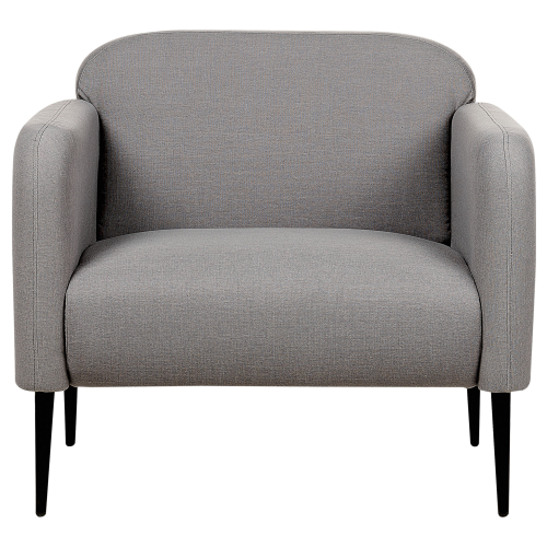 Beliani Armchair STOUBY Linen Grey 1