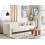 Beliani Sofa 3 Seater LEIREN Boucle White 2