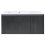 Beliani Wall Mounted Vanity Unit with Basin TIETE Black 5
