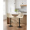 Beliani Set of 2 Bar Stools MEDULIN Swivel Boucle Light Beige 2