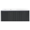 Beliani Wall Mounted Vanity Unit with Basin TIETE Black 5