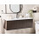 Beliani Vanity Unit with Basin 120 cm Brown MADIDI 2
