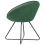 Beliani Dining Chair FLOBY II Velvet Emerald Green 7