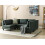 Beliani UNSTAD 5 Seater Modular U-Shape Sofa Dark Green Fabric 3