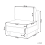 Beliani 1-Seat Section UNSTAD Dark Green Fabric 3
