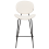 Beliani Set of 2 Bar Chairs LUANA Boucle White 6
