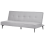 Beliani Sofa Bed 3 Seater ESSVIK Fabric Light Grey 4