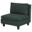 Beliani UNSTAD 5 Seater Modular U-Shape Sofa Dark Green Fabric 2