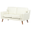 Beliani Sofa 2 Seater LOKKA Fabric Off-White 4
