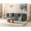 Beliani Modular Sofa 3 Seater UNSTAD Fabric Dark Grey 2
