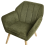 Beliani Armchair TORUD Fabric Green 5
