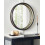 Beliani Wall Mirror DAKSA 60 cm 60 cm Rattan Black 2