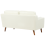 Beliani Sofa 2 Seater LOKKA Fabric Off-White 5