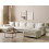 Beliani Corner Sofa LILVIKEN Fabric Light Beige 2