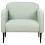 Beliani Armchair STOUBY Linen Light Green 4