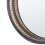 Beliani Wall Mirror DAKSA 60 cm 60 cm Rattan Black 6