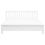 Beliani Bed Pine Wood MAYENNE 180 x 200 cm (EU Super King) White 4