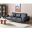 Beliani Sofa 3 Seater SOVIK Faux Leather Black 8
