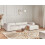 Beliani Modular Corner Sofa 4 Seater ARDAL Boucle Off-White Left Hand 2
