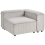 Beliani Corner Seat ARDAL Corduroy Taupe Left Hand 5