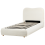 Beliani Ottoman Bed BLAGNAC Boucle Off-White 90 x 200 cm (EU Single) 5