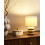 Beliani Table Lamp BETWA Mango Wood Light Brown 3
