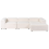 Beliani Modular Corner Sofa 4 Seater ARDAL Boucle Off-White Left Hand 5