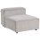 Beliani 1-Seat Section ARDAL Corduroy Taupe 6