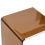 Beliani Side Table LOURDES Tempered Glass Brown 5