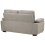Beliani Living Room Set 5 Seater VOGAR Fabric Light Brown 2