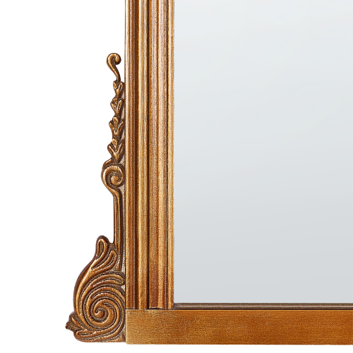 Beliani Wall Mirror SUSSEY 75 cm 78 cm Gold 2
