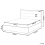 Beliani Bed Fabric ROUEN 180 x 200 cm (Super King) Light Beige 3