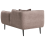Beliani Left-Hand Chaise Longue CHEVANNES Fabric Brown 5