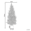 Beliani Artificial Plant CEDAR TREE 120 cm Green 3