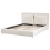 Beliani Bed Fabric BAJONNA 160 x 200 cm (EU King Size) Light Beige 4