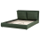 Beliani Bed Fabric BAJONNA 160 x 200 cm (EU King Size) Dark Green 2