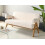 Beliani Sofa 2 Seater TAMRE Boucle Off-White/ Light Brown 4