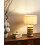 Beliani Table Lamp BETWA Mango Wood Light Brown 2