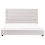 Beliani Bed Fabric ROUEN 180 x 200 cm (Super King) Light Beige 4